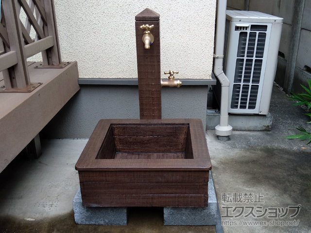 東京都世田谷区のの立水栓・ガーデンシンク 立水栓ユニット モ・エット 施工例