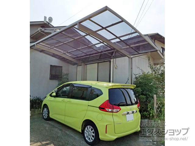 千葉県君津市ののカーポート ネスカR (ラウンドスタイル) 積雪〜20cm対応 施工例