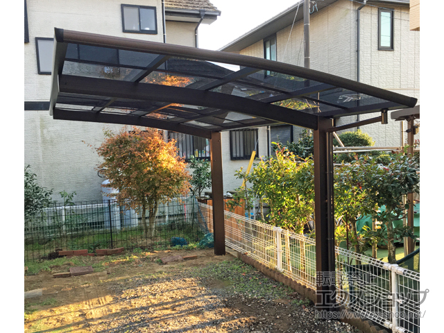 茨城県神栖市ののカーポート プレシオスポート 積雪〜20cm対応 施工例