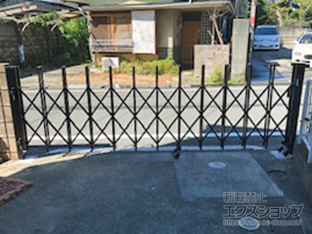 神奈川県相模原市ののカーゲート トリップゲート RA型 ノンレール 片開き 35S 施工例