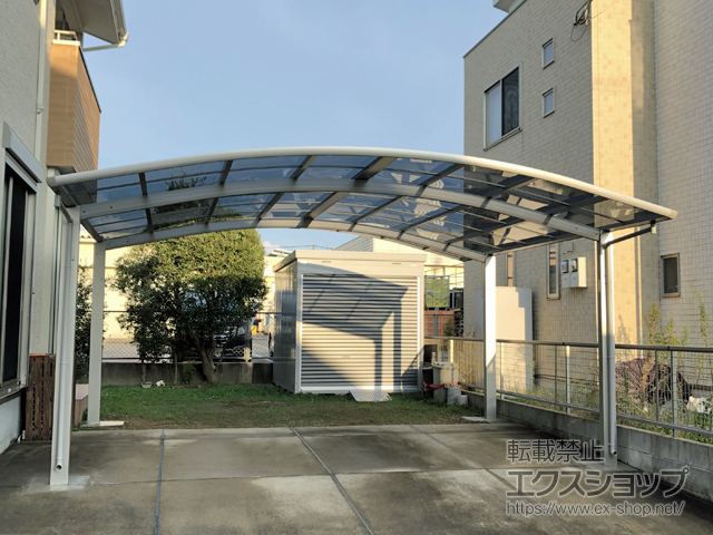 長崎県大村市ののカーポート レイナツインポートグラン　積雪〜20cm対応 施工例