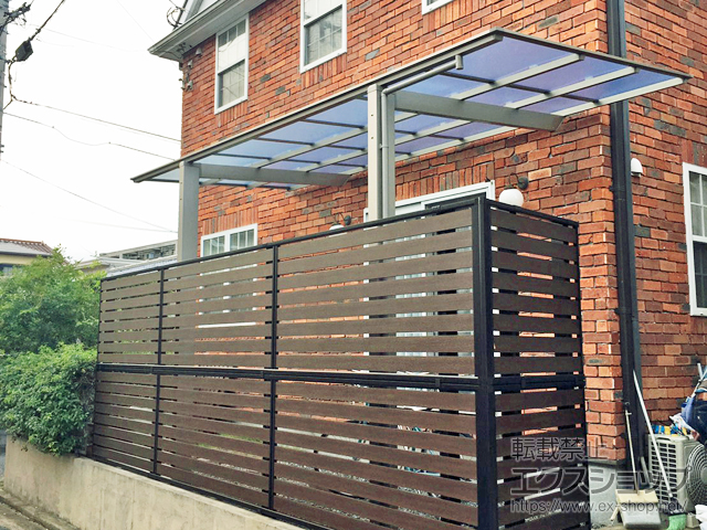 福岡県福岡市ののカーポート ネスカF (フラットスタイル) 積雪〜20cm対応 施工例