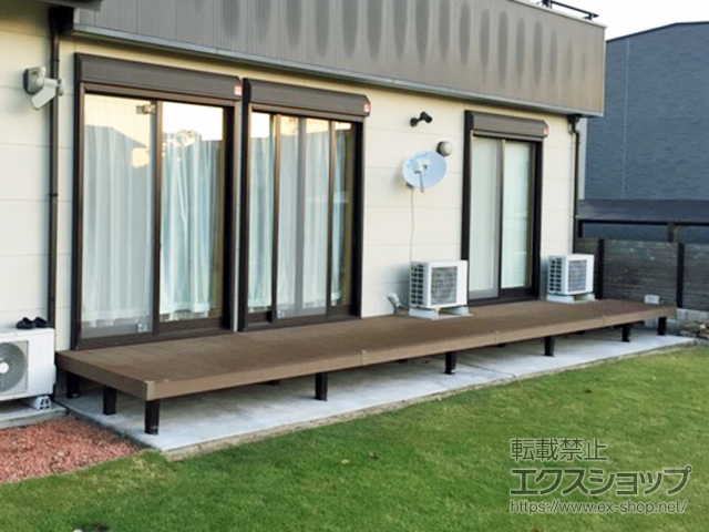 愛知県碧南市ののウッドデッキ リウッドデッキ 200 施工例