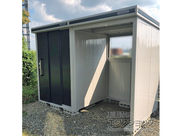 岐阜県羽島郡笠松町のの物置・屋外倉庫 エルモコンビ 一般型 LMD-1515+LKD-1515 LMD-1515+LKD-1515-SM 施工例