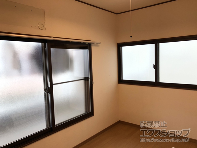 大阪府河内長野市のの二重窓（内窓） インプラス ダストバリア仕様 引違い窓 2枚建 施工例