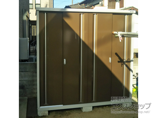 埼玉県朝霞市のの物置・屋外倉庫 シンプリー 一般型 1940×905×1903（MJX-199E-P） MJX-199E-P-TB 施工例