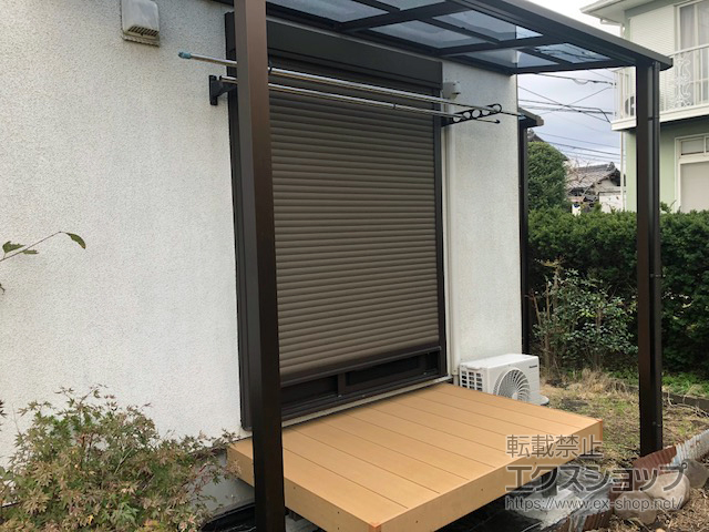 神奈川県藤沢市ののテラス屋根 レストステージ 幕板納まり 施工例