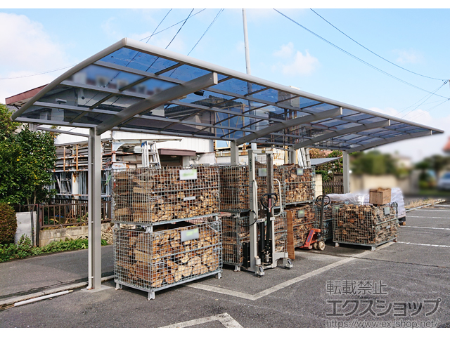 埼玉県川越市ののカーポート プレシオスポート 縦連棟 積雪〜20cm対応 施工例