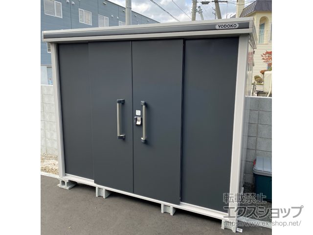 北海道札幌市のの物置・屋外倉庫 エルモ 積雪型 2570×1170×2121 LMDS-2511-SM 施工例