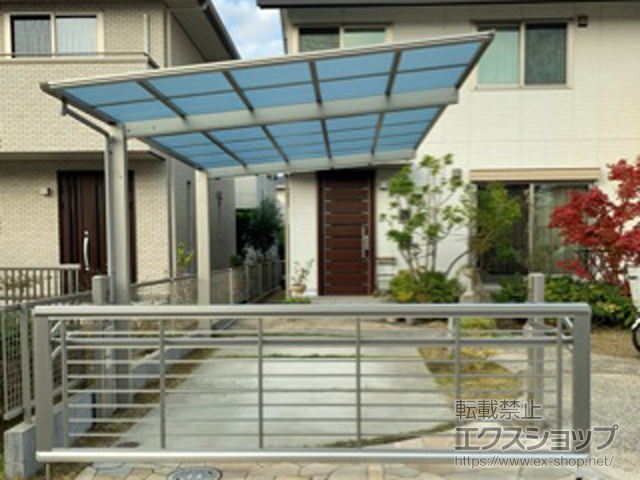 兵庫県芦屋市ののカーポート エフルージュグラン　積雪〜20cm対応 施工例