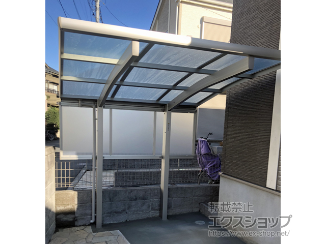 東京都杉並区ののサイクルポート・駐輪場 レイナポートグランミニ 積雪〜20cm対応 施工例