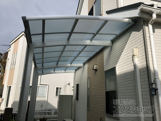 岡山県岡山市ののカーポート レイナツインポートグラン　積雪〜20cm対応 施工例