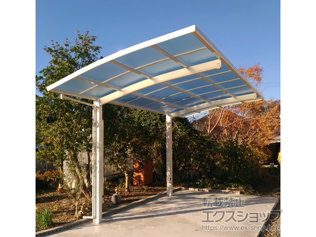 徳島県勝浦郡勝浦町ののカーポート レイナポートグラン　積雪〜20cm対応 施工例