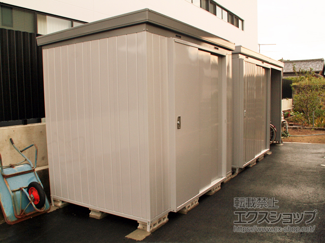 愛知県額田郡幸田町のの物置・屋外倉庫 断熱物置 ネクスタプラス 扉タイプ 一般型 2630×1790×2375（NXP-50HT） NXP-50HT-MG 施工例