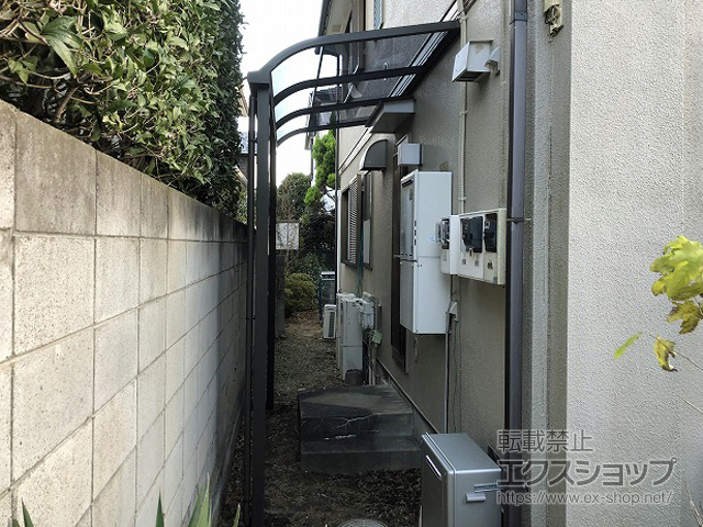 東京都杉並区ののテラス屋根 スピーネ R型 テラスタイプ 単体 積雪〜20cm対応 施工例