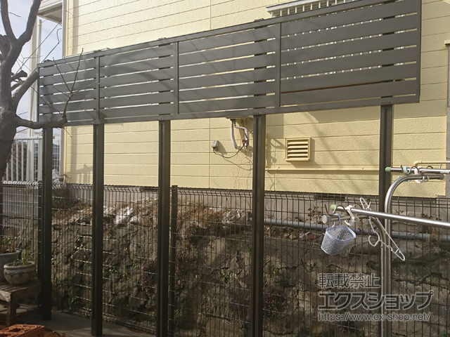 神奈川県横須賀市のの セレビューフェンス R3型 3段柱 施工例