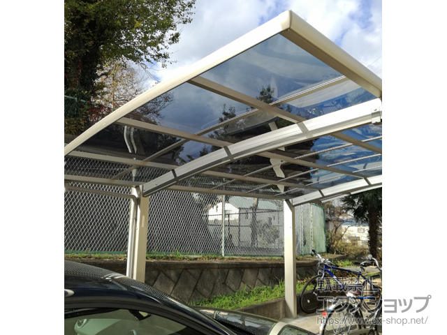 千葉県柏市ののカーポート プレシオスポート 積雪〜20cm対応 施工例