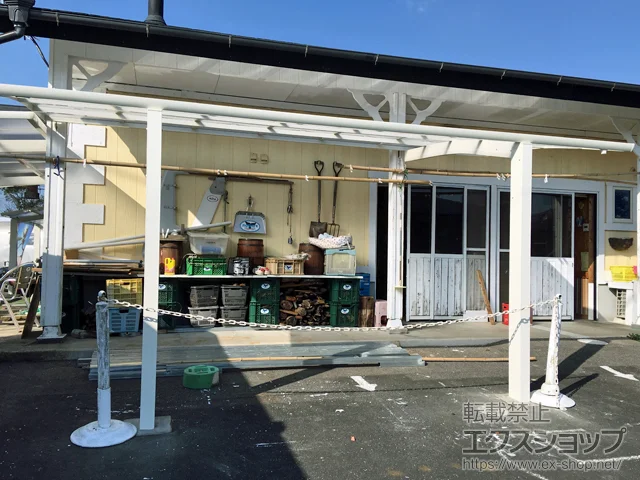 ���ꌧ���Îs��YKKAP�̃J�[�|�[�g ���C�i�|�[�g�O�����@�ϐ�`20cm�Ή� �{�H��