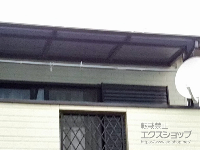 千葉県千葉市ののバルコニー・ベランダ屋根 プレシオステラスII R型 屋根タイプ 単体 積雪〜20cm対応 施工例