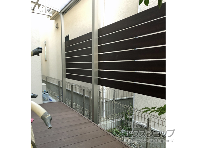 ののテラス屋根 ソラリア F型 テラスタイプ 単体 積雪〜20cm対応 施工例