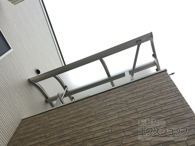 京都府京都市ののバルコニー・ベランダ屋根 ソラリア R型 屋根タイプ 単体 積雪〜20cm対応 施工例