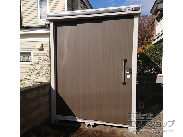 北海道札幌市のの物置・屋外倉庫 エルモ 積雪型 1870×2570×2356（LMDS-1825H） LMDS-1825H-DW 施工例