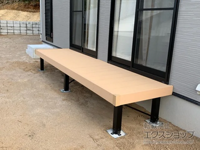 長崎県佐世保市のの物置・収納・屋外倉庫、ウッドデッキ リウッドデッキ 200 施工例