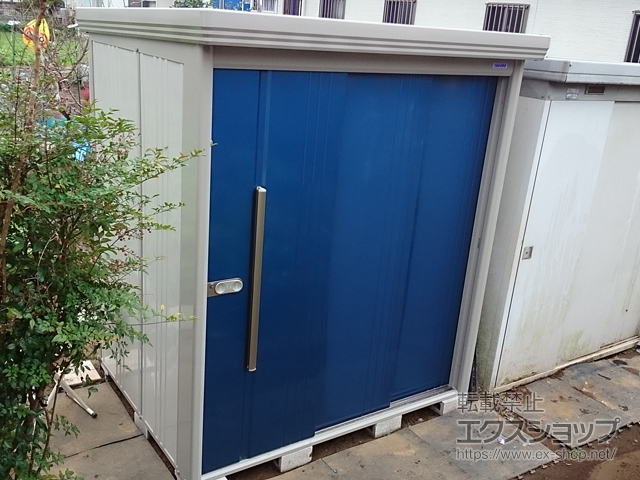 茨城県鹿嶋市のの物置・屋外倉庫 Mr.ストックマンダンディ 一般型 1832×1406×2110 ND-1814-DB 施工例
