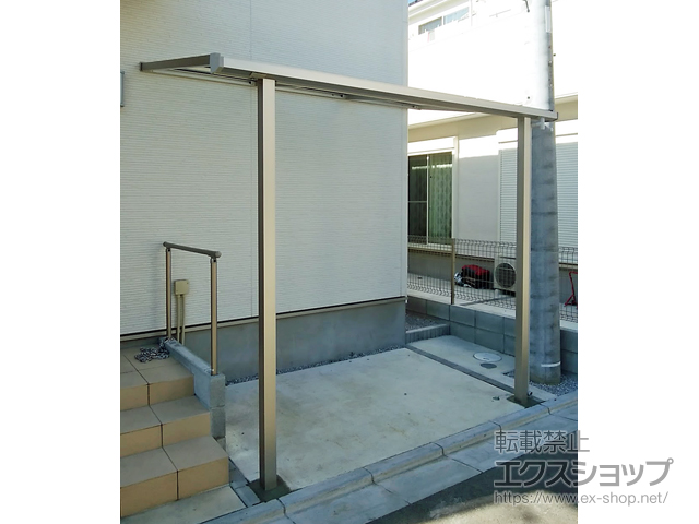 神奈川県大和市ののテラス屋根 ソラリア F型 テラスタイプ 単体 積雪〜20cm対応 施工例