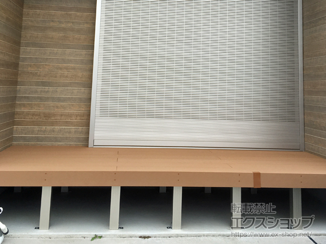 愛知県江南市ののウッドデッキ リウッドデッキ 200 施工例