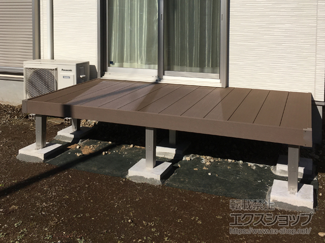 神奈川県南足柄市ののウッドデッキ マージウッドデッキ 施工例