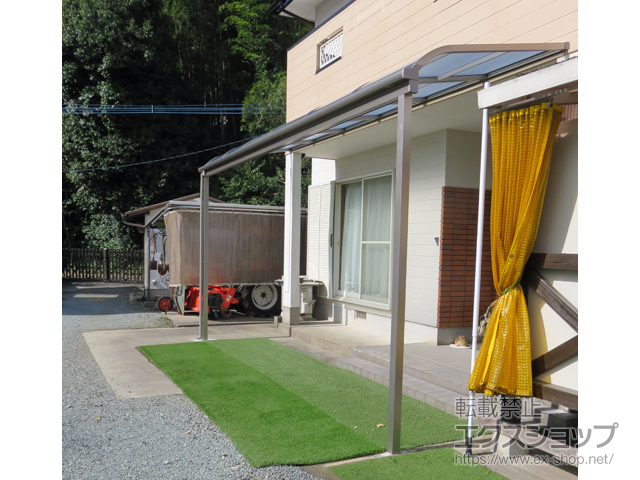 熊本県宇土市ののテラス屋根 スピーネ R型 テラスタイプ 単体 積雪〜20cm対応 施工例