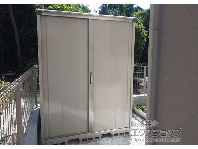 神奈川県相模原市のの物置・屋外倉庫 グランプレステージジャンプ 1488×900×1900 GP-159A-T-MW 施工例