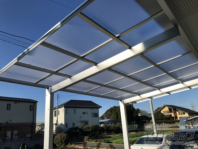 東京都調布市ののカーポート エフルージュグラン　積雪〜20cm対応 施工例