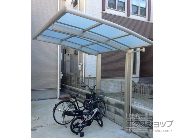 東京都三鷹市ののサイクルポート・駐輪場 レイナポートグランミニ 積雪〜20cm対応 施工例