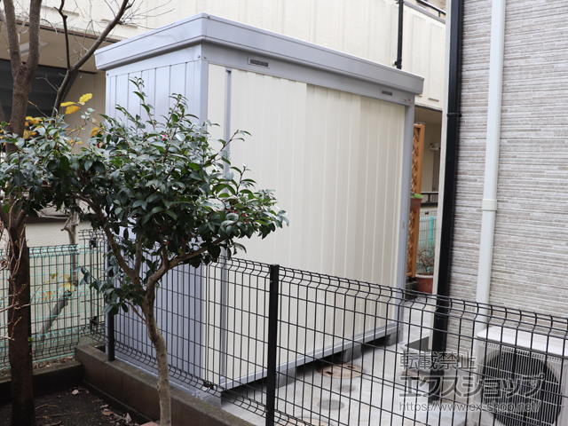 東京都日野市のの物置・屋外倉庫 ネクスタ 一般型 2210×950×2020（NXN-21S） NXN-21S-FW 施工例