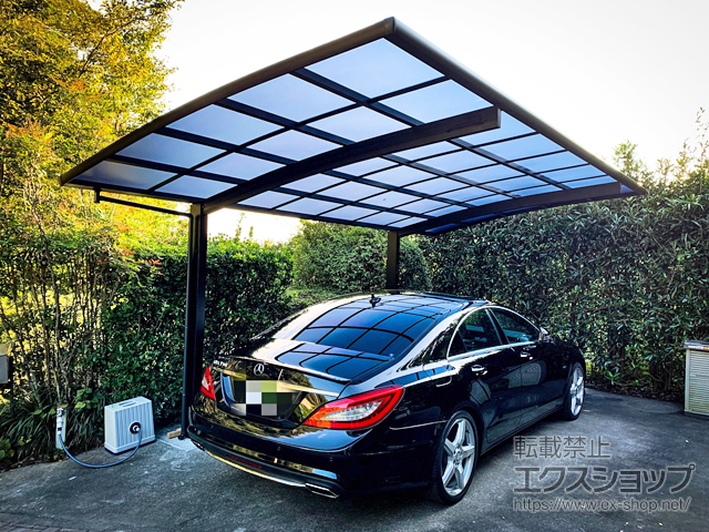 静岡県焼津市ののカーポート レイナポートグラン　積雪〜20cm対応 施工例