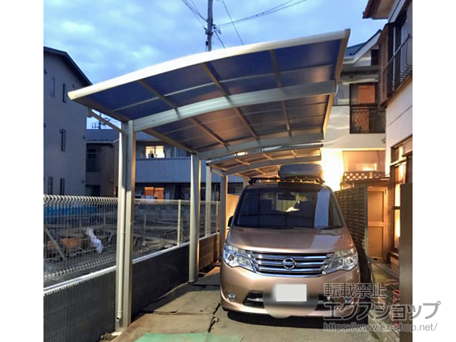 埼玉県川口市ののカーポート プレシオスポート 積雪〜20cm対応 施工例