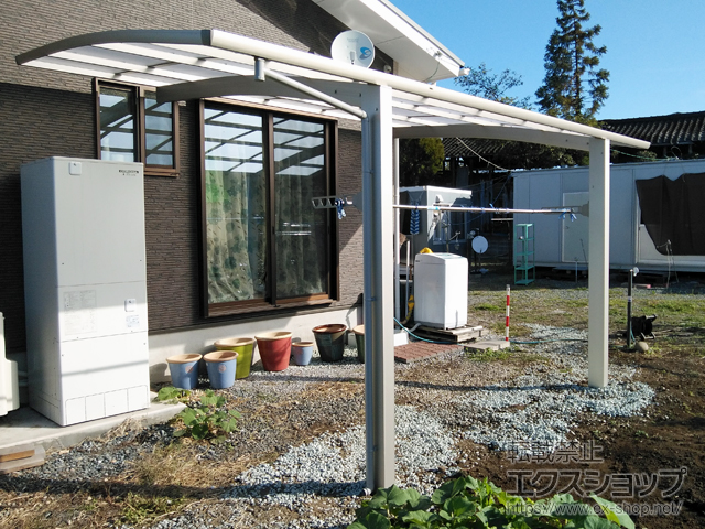 熊本県菊池郡大津町ののカーポート プレシオスポート 積雪〜20cm対応 施工例