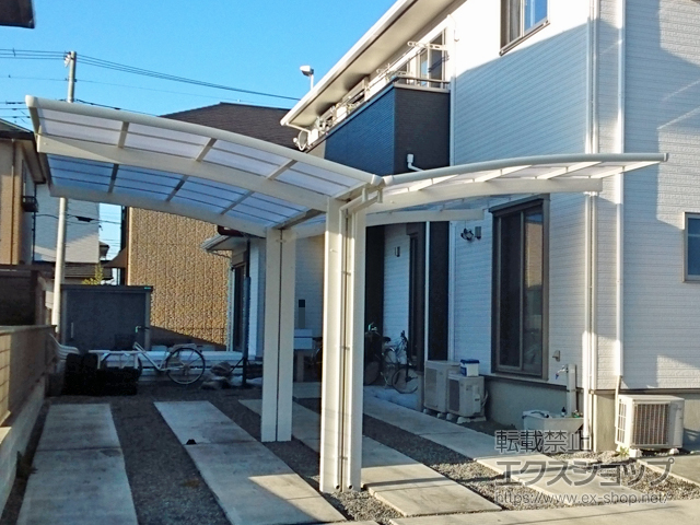 埼玉県久喜市ののカーポート レイナポートグラン Y合掌　積雪〜20cm対応 施工例