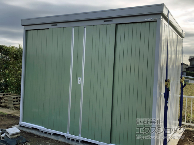 千葉県木更津市のの物置・屋外倉庫 ネクスタ 多雪地型 3050×2210×2375（NXN-65H） NXN-65H-OG 施工例