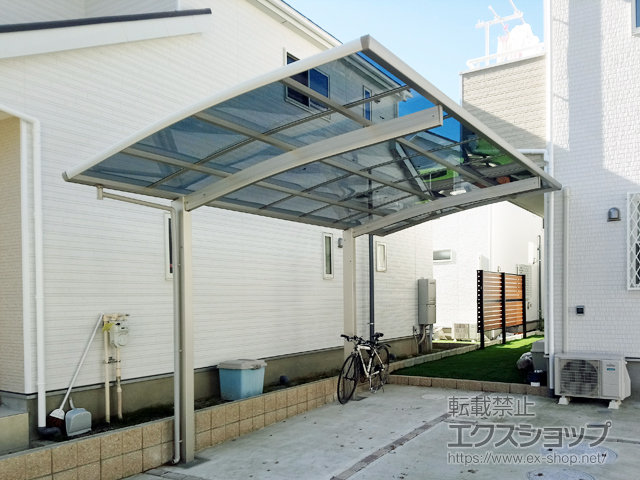 千葉県我孫子市ののカーポート プレシオスポート 積雪〜20cm対応 施工例