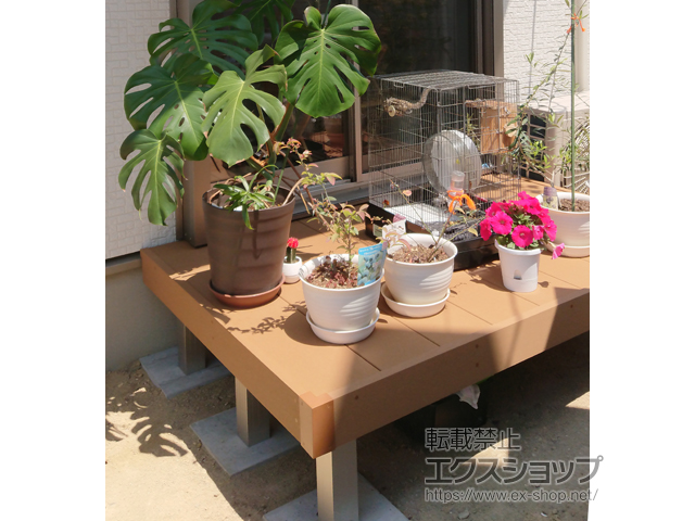 愛知県清須市ののウッドデッキ リウッドデッキ 200 施工例