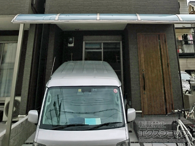 京都府京都市ののテラス屋根 ソラリア R型 テラスタイプ 単体 積雪〜20cm対応 施工例