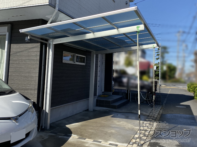 埼玉県越谷市ののカーポート エフルージュグラン　積雪〜20cm対応 施工例