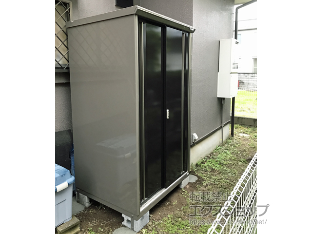 千葉県千葉市のの物置・屋外倉庫 ナイソーシスター　1100×920×1903 KMW-119E-P 施工例