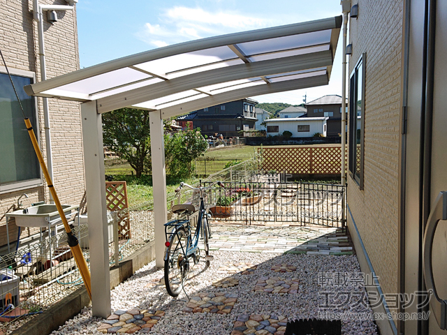 埼玉県入間市ののサイクルポート・駐輪場 プレシオスポート ミニ 積雪〜20cm対応 施工例