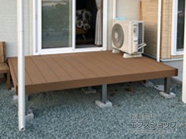 宮城県宮城郡利府町ののウッドデッキ リウッドデッキ 200 施工例