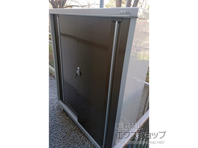 神奈川県横浜市のの物置・屋外倉庫 シンプリー 一般型 1320×415×1603 MJX-134D-TB 施工例