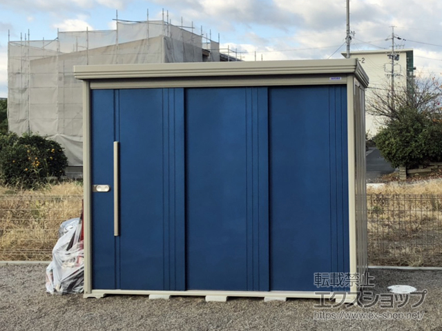 岐阜県岐阜市のの物置・屋外倉庫 Mr.ストックマンダンディ 一般型 2532×1406×2110 ND-2514-DB 施工例